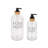 Glass and Bamboo Soap Dispenser PURE SOAP 17 FL OZ