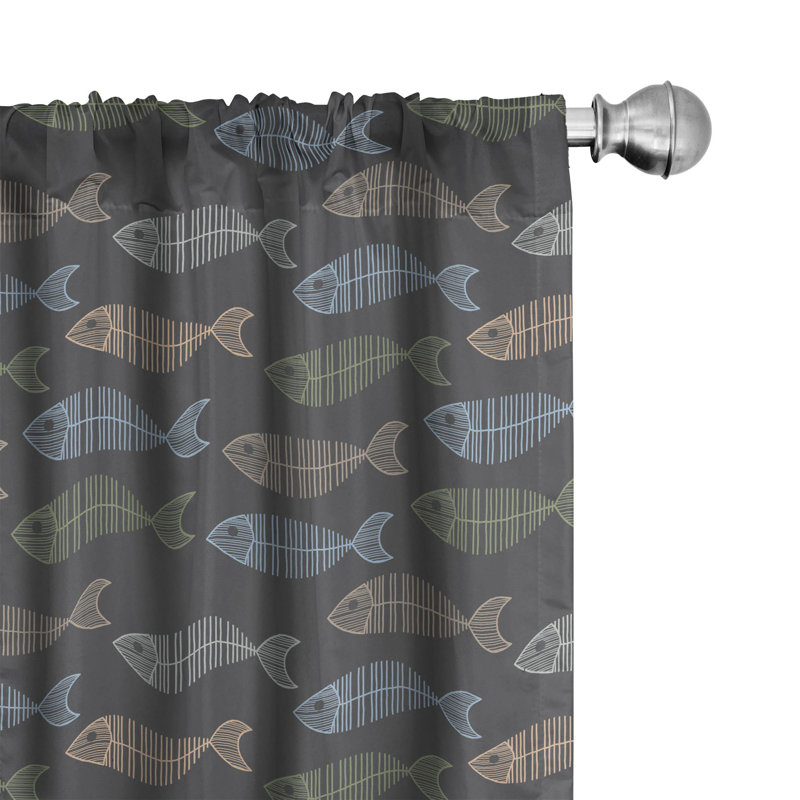 Semi-Sheer Rod Pocket Sliding Panel, 28" x 63"