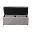 Ensemble de repose-pieds rectangulaire 1 pièce en tissu de lin avec 2 repose-pieds (beige)
