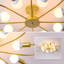 Azeriah 8-Light 84cm Semi Flush Mount-2130009178