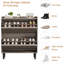 16 Pair Shoe Storage Cabinet