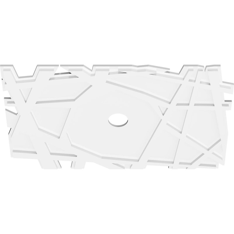 Diamètre intérieur 3 po Novo, H 22,625 po x l 34 po x P 1 po