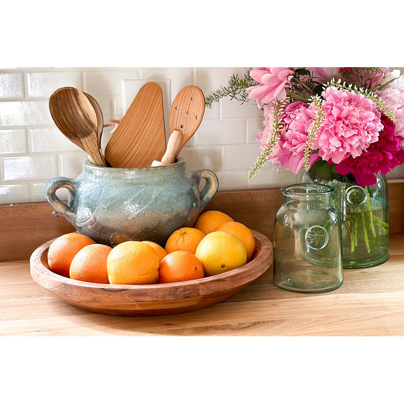 Couscous Wood Serve Bowl, Natural
