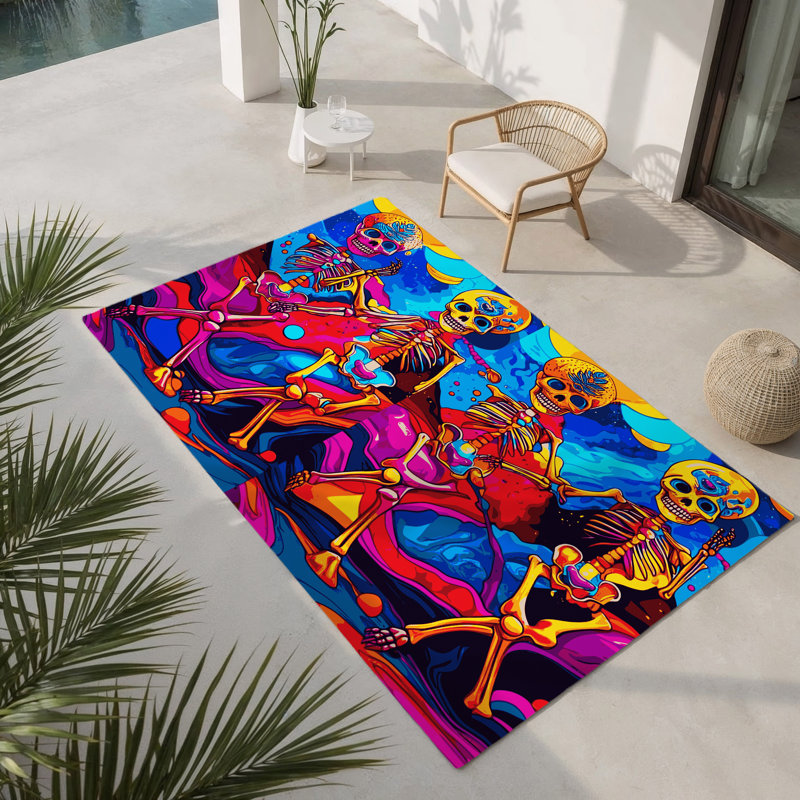 Tapis intérieur et extérieur Stellar Fusion, Rectangle 1 pi 6 po x 2 pi 6 po