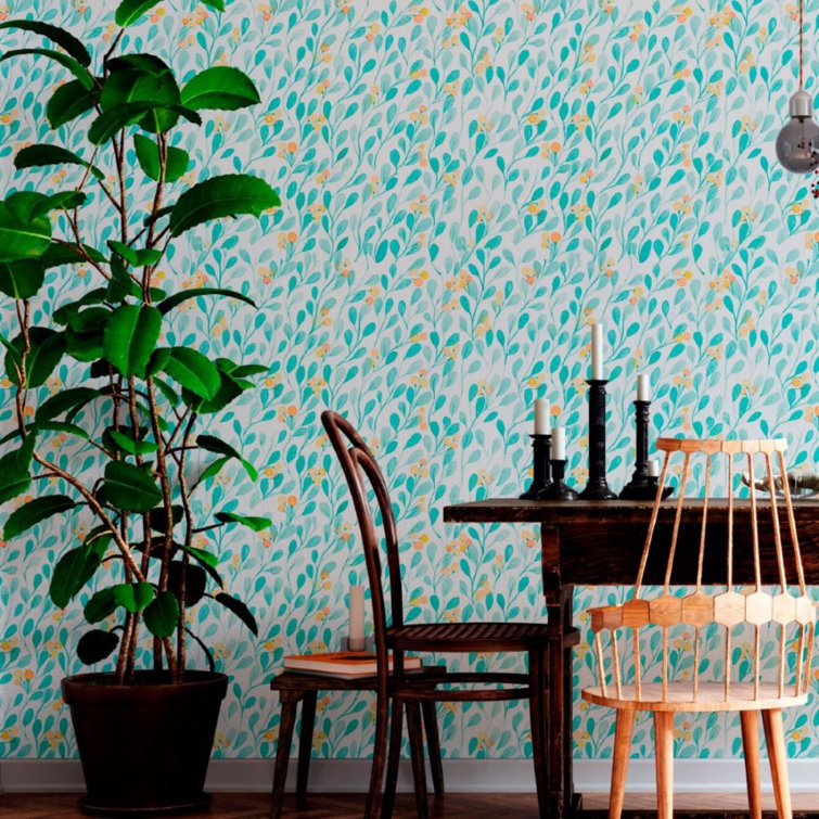 Winston Porter Daymar Peel & Stick Floral Roll | Wayfair