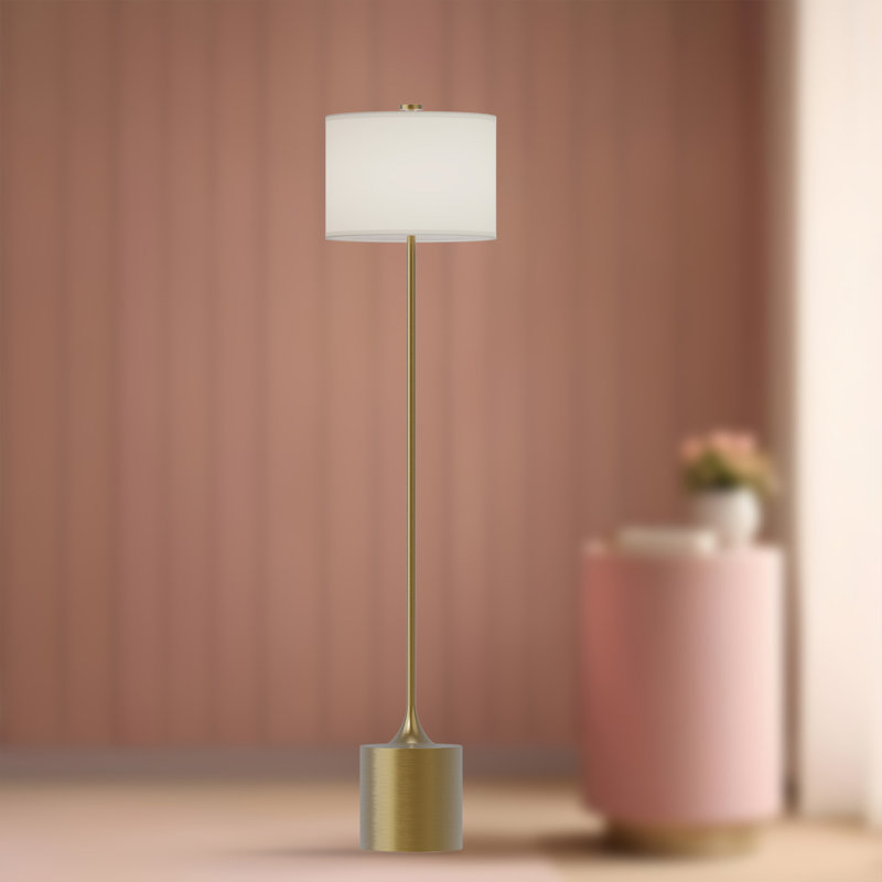 Fabeha 61.25'' Floor Lamp, Brushed Gold