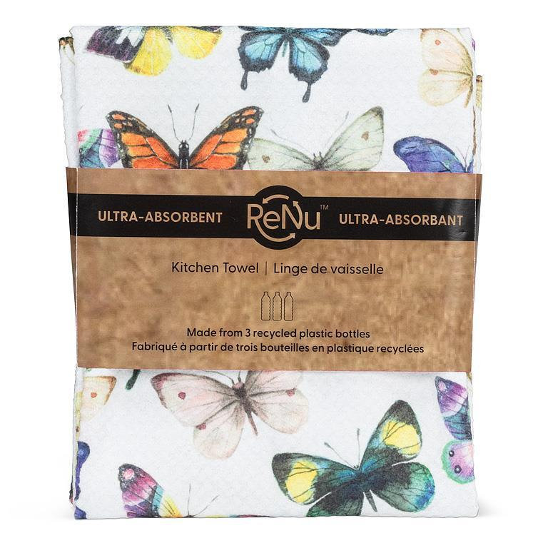 Butterflies Double Sided Tea Towel