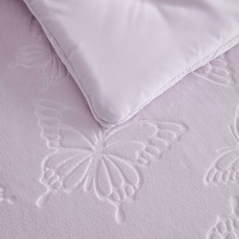 Ensemble d'édredon Betsey Johnson Butterfly, Édredon pour grand lit + 2 taies décoratives