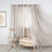 Gathered Linen-Textured Grommet Semi-Sheer Curtains-1476557346-1476557350