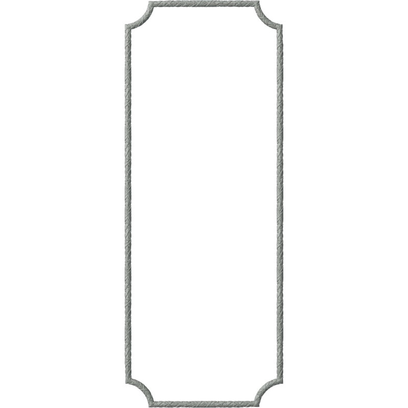 Ensemble de moulure pour panneau Dublin, L 28 po x H 72 po, Simple