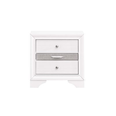 Table de chevet pratique et élégante avec rangement spacieux et design contemporain, parfaite pour l'organisation de la chambre à coucher et la décoration