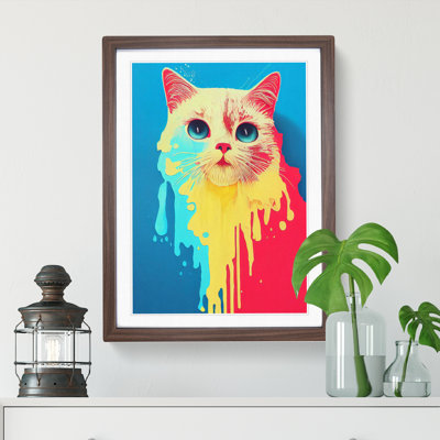 Cat In No.6 Framed Print