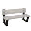 Banc de parc en plastique 