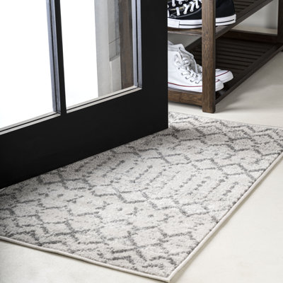 Tapis crème / gris Kateshia