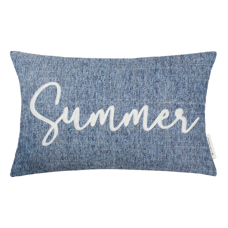 Blue Rectangular Cushion Cover