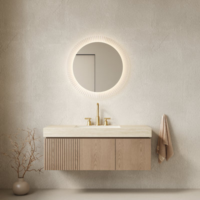 Muri 48" Wall-Mounted Bathroom Vanity with Sintered Stone Countertop & Undermount Ceramic Basin