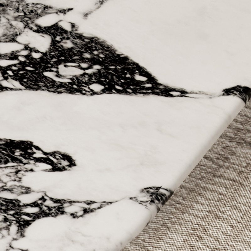 Cream style simple modern marble coffee table