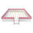 King Size Upholstered Daybed Frame with Fence, Stairs, and Trundle for Extra Sleeping Space and Smart Storage.-1835696307
