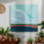 Nuage sur toile cramoisie I-Premium avec toile tendue - prêt à accrocher