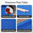 54" Pool Table, Portable Billiard Table with Leg Levelers, 2 Cue Sticks, 16 Balls, Triangle, Chalk