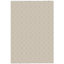 Tapis en chenille de coton géométrique beige Pender-576534708