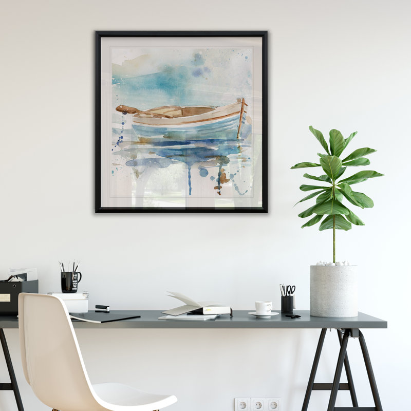 «Malibu Marina I», reproduction encadrée, H 30,5 po x l 30,5 po x P 1,5 po