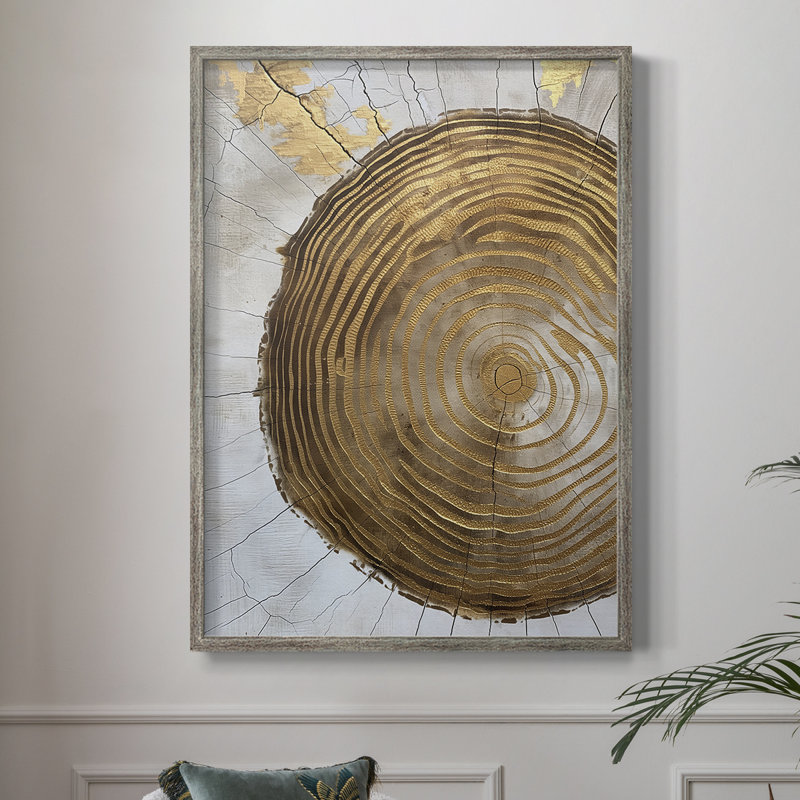 Reproduction encadrée ABSTRACT Series CLxxi - bois massif, H 30 po x l 24 po