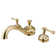 Vintage Double Handle Deck Mounted Roman Tub Faucet