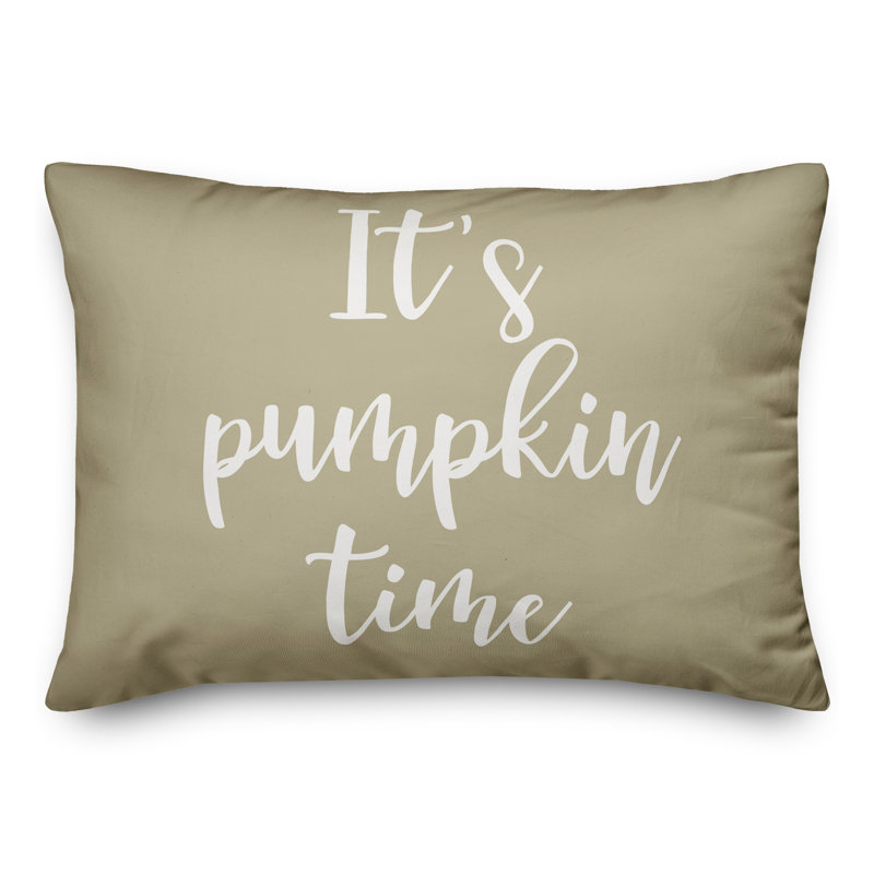  Coussin It's It's Pumpkin Time, Beige