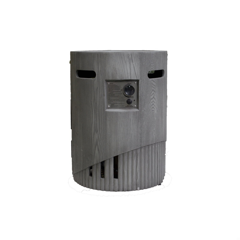 32000 BTU, CSA Certification Diameter 20 Inch Round Outdoor Gas Fire Pit,Contain 2.5Kg Lava Stone And Rainproof Cover,Magnesium Oxide Cultured Stone Surface Finished