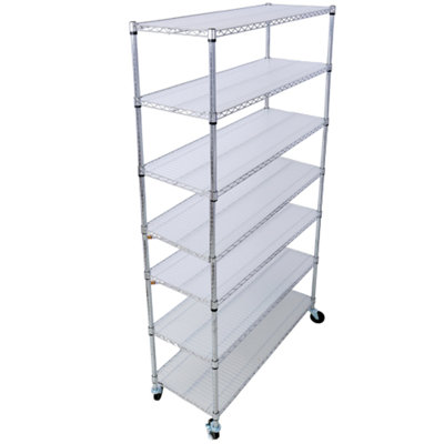 7 Tier Metal Shelf Wire Shelving Unit