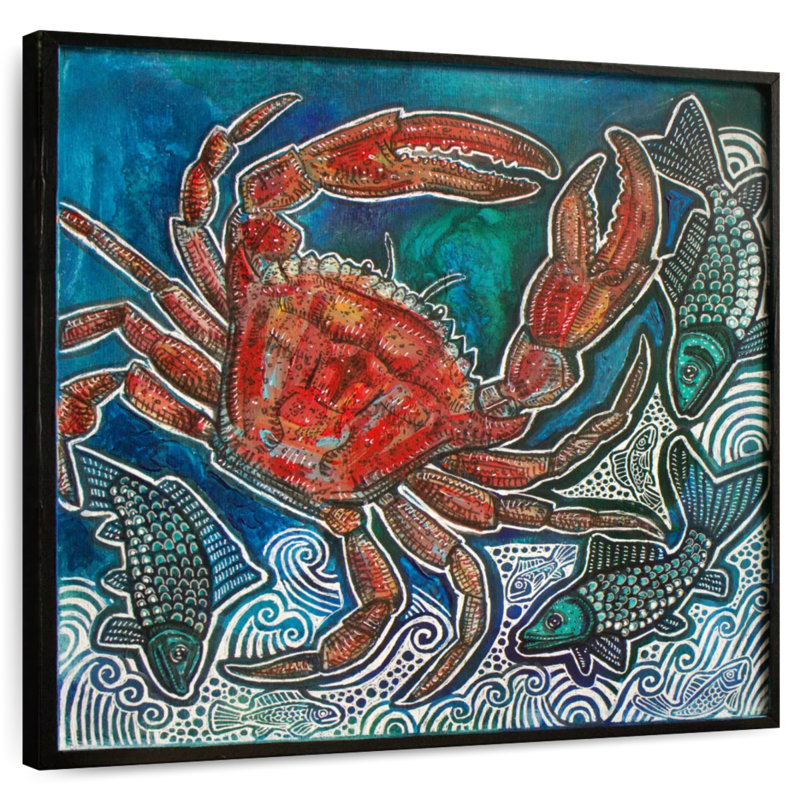 Brampt Feeling Crabby, 30" H x 30" W