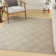 Tapis d'intérieur moderne Ebern Designs Garp Beige