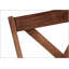 Ensemble de chaises de salle à manger rembourrées transitionnelles avec structure en bois de noyer pour le confort de la cuisine et de la salle à manger