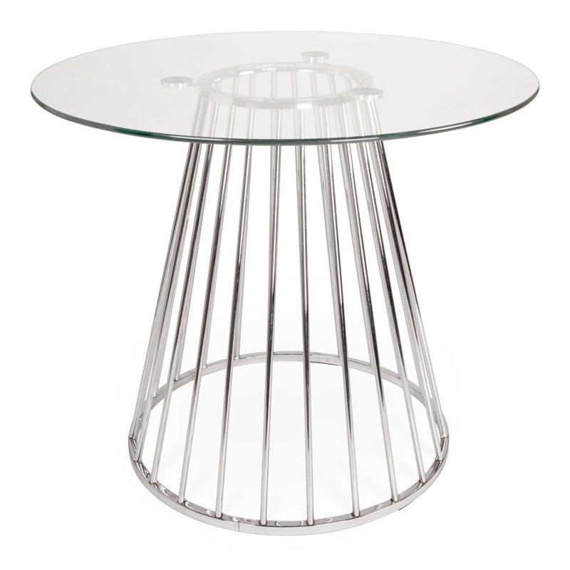 Arilla Round Glass Top Dining Table