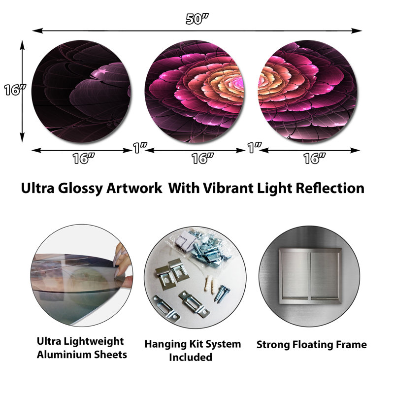 Abstract Wall Decor on Metal