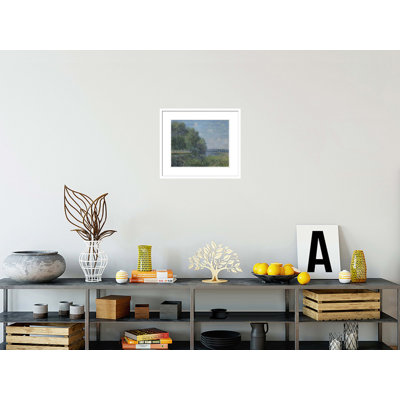 «River View» par Alfred Sisley - impression giclée sur cadre