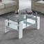 Table basse rectangulaire avec plateau de rangement en verre trempé et panneau de fibres à densité moyenne Fraiya-83077158-97769658