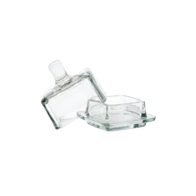 Bistro Glass Jam Jar, Square