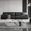 Italian minimalist black in-line sofa-105171268