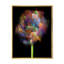 «Blooming Multicolor Fractal Flower», art mural moderne sur toile-104568143-104568133