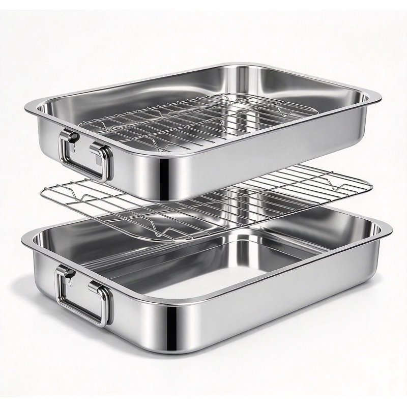 LUMARA HOME Stainless Steel Roasting Pan
