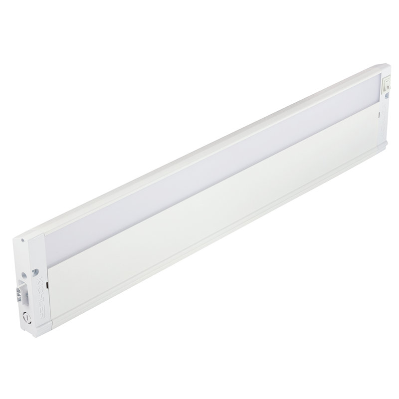 22'' White LED Under Cabinet Light Bar with Frosted Diffuser