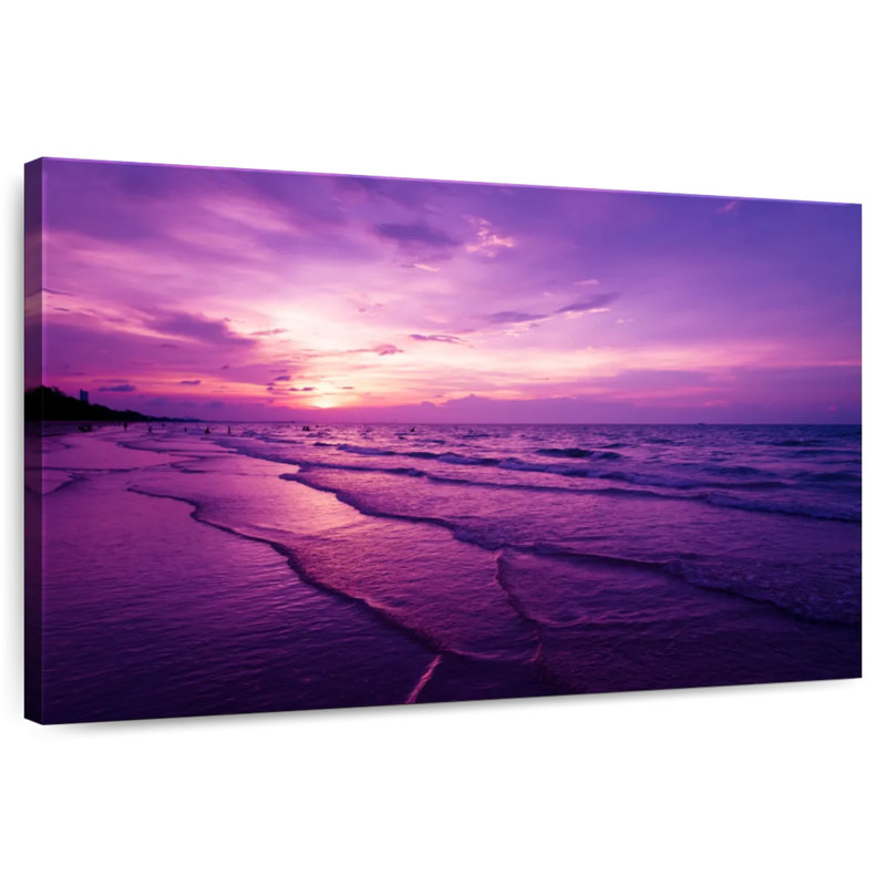 Gillard - plage mauve, H 8 po x l 12 po
