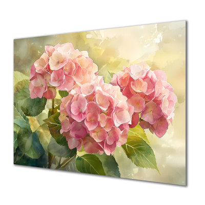 Hydrangeas In A Summer Garden I - Hydrangea Metal Prints