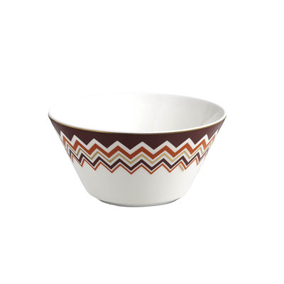Missoni Fruit Bowls ICONIC Set of 2  diam. 5 in, H 2.5 in