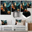 «Blue Essence of Emerald Hummingbird» - Art mural en métal avec colibri-101155043