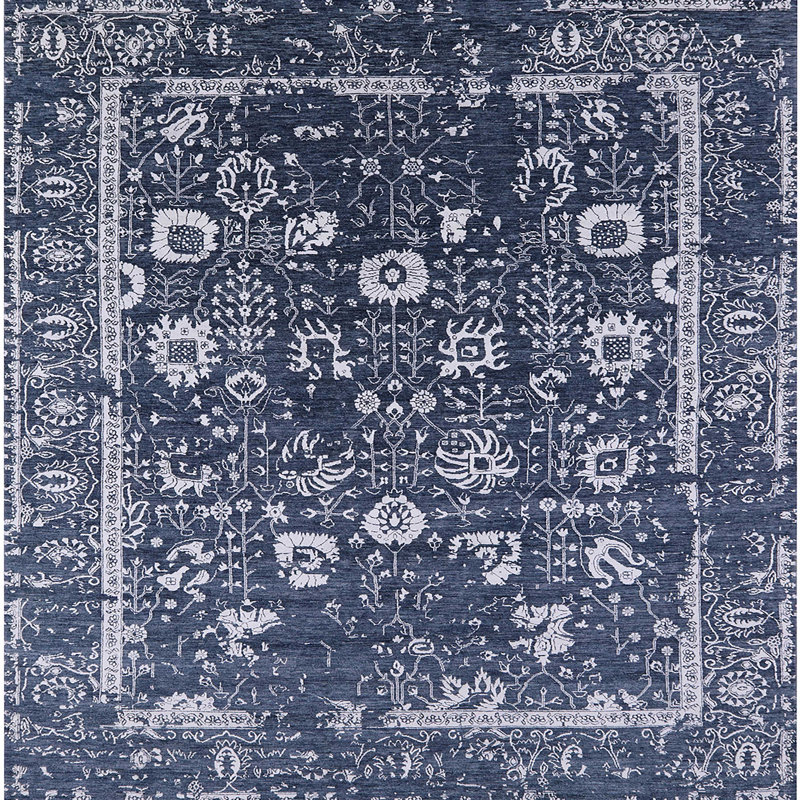 Oriental Indoor Rug, Square 4'