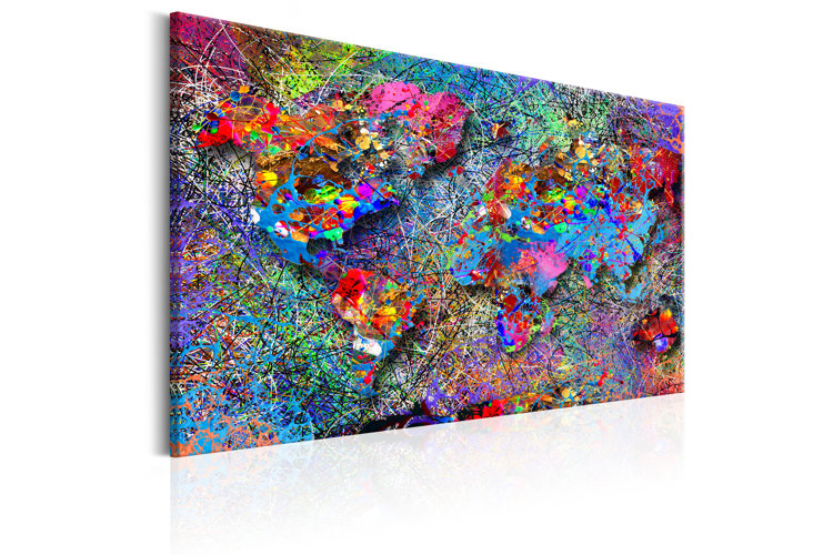 Jackson Pollock framed artwork