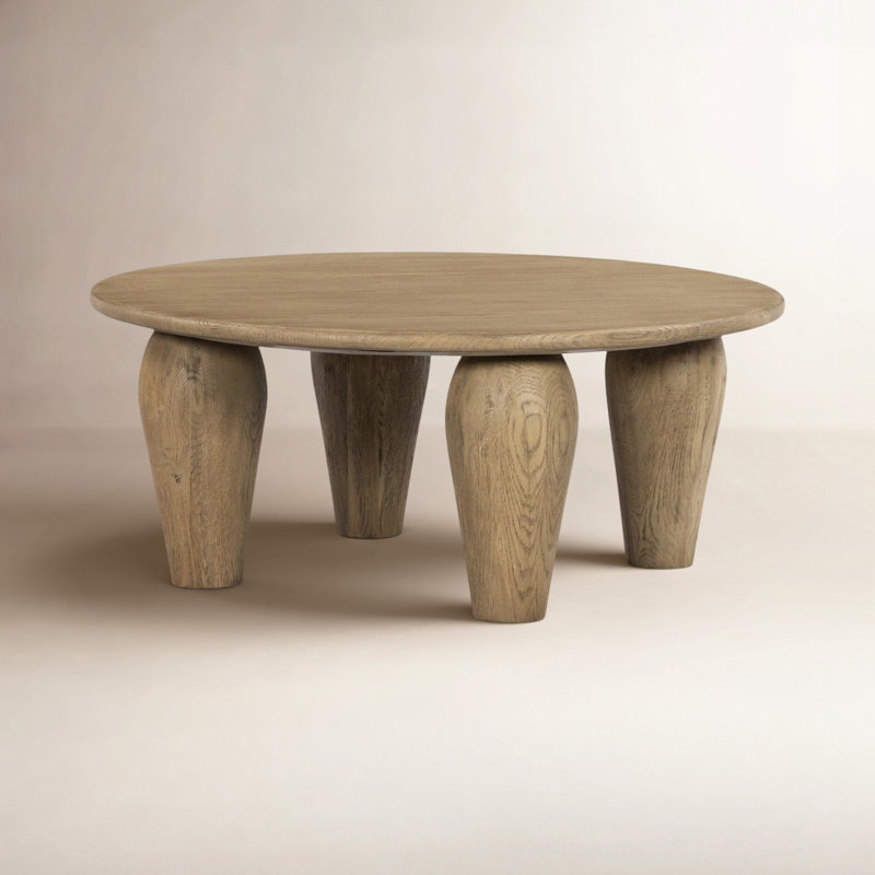 Table basse Kei, H 16 po x L 50 po x l 50 po, Brun moyen